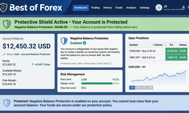 forex brokers with negative balance protection