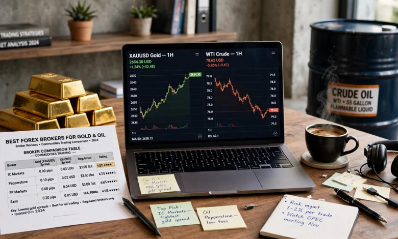 best forex brokers for trading gold and oil